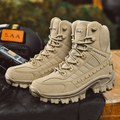 🔥High-Top-Outdoor-Wander- und Bergschuhe in großen Größen, Sport-Laufschuhe - wasserdicht und durchstichfest, langlebig-2