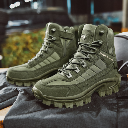 🔥High-Top-Outdoor-Wander- und Bergschuhe in großen Größen, Sport-Laufschuhe - wasserdicht und durchstichfest, langlebig-4