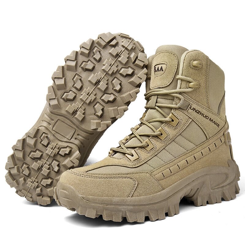 🔥High-Top-Outdoor-Wander- und Bergschuhe in großen Größen, Sport-Laufschuhe - wasserdicht und durchstichfest, langlebig-7