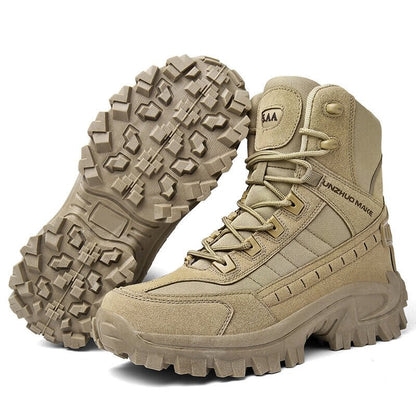 🔥High-Top-Outdoor-Wander- und Bergschuhe in großen Größen, Sport-Laufschuhe - wasserdicht und durchstichfest, langlebig-7