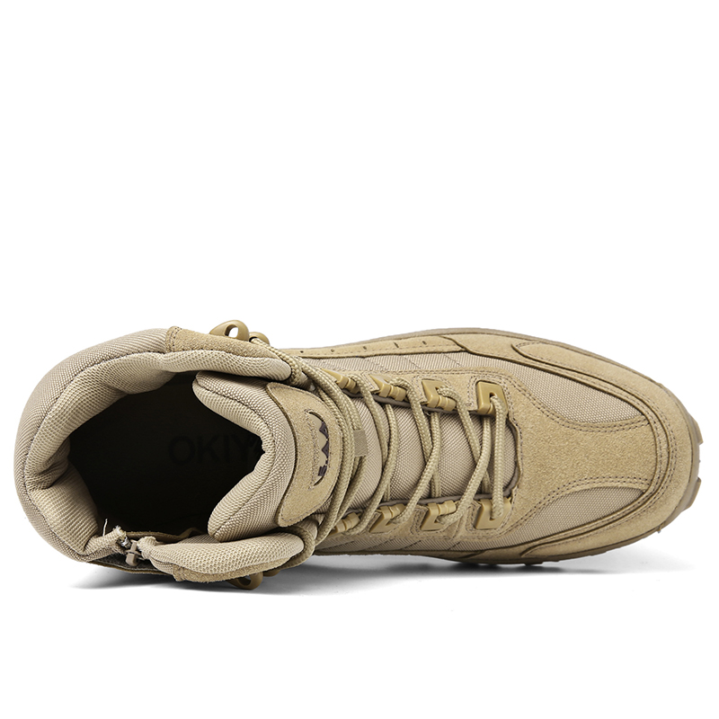 🔥High-Top-Outdoor-Wander- und Bergschuhe in großen Größen, Sport-Laufschuhe - wasserdicht und durchstichfest, langlebig-9