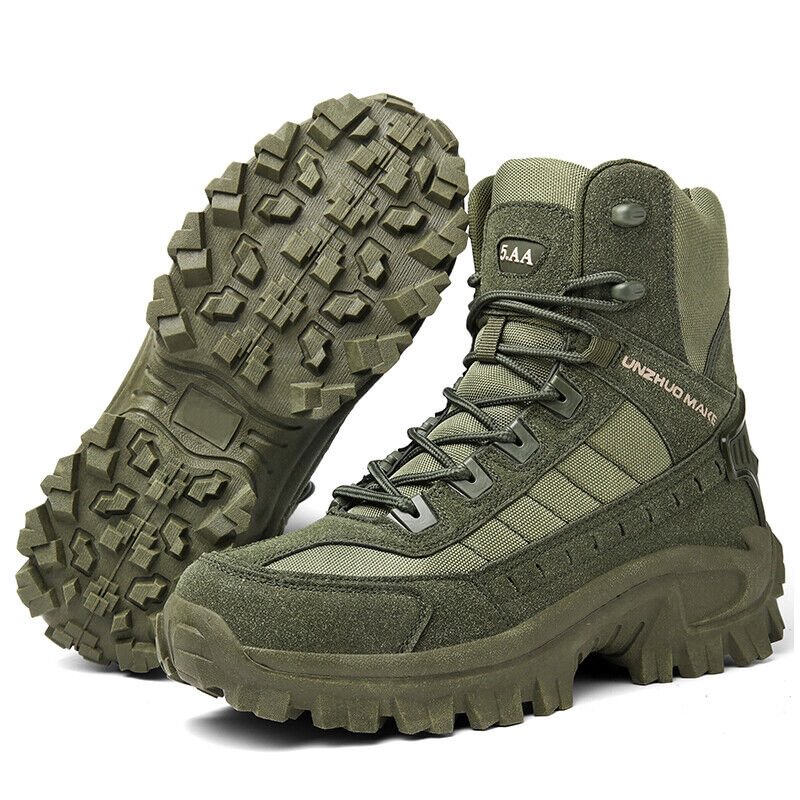 🔥High-Top-Outdoor-Wander- und Bergschuhe in großen Größen, Sport-Laufschuhe - wasserdicht und durchstichfest, langlebig-17