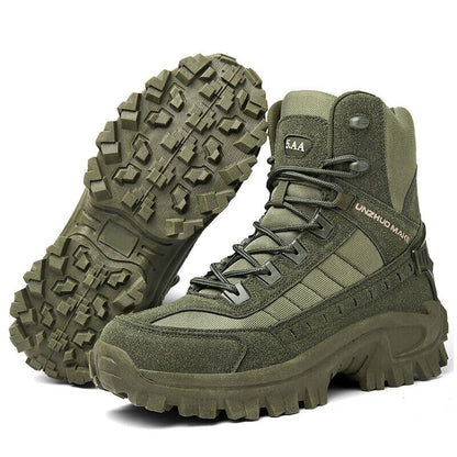 🔥High-Top-Outdoor-Wander- und Bergschuhe in großen Größen, Sport-Laufschuhe - wasserdicht und durchstichfest, langlebig-17