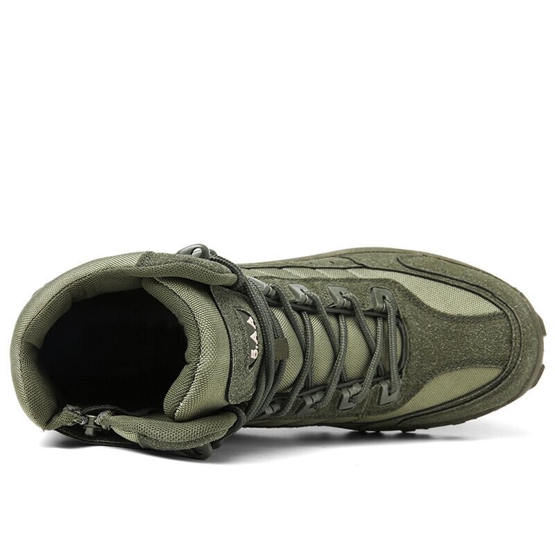 🔥High-Top-Outdoor-Wander- und Bergschuhe in großen Größen, Sport-Laufschuhe - wasserdicht und durchstichfest, langlebig-19