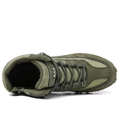 🔥High-Top-Outdoor-Wander- und Bergschuhe in großen Größen, Sport-Laufschuhe - wasserdicht und durchstichfest, langlebig-19