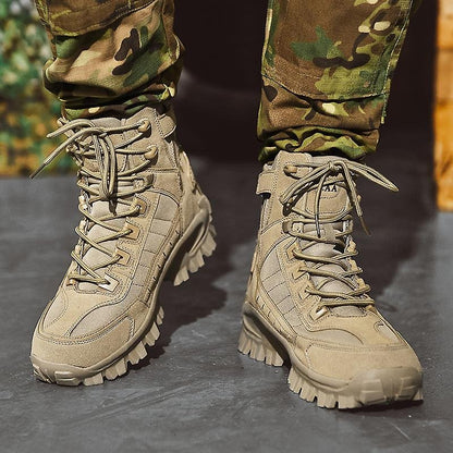 🔥High-Top-Outdoor-Wander- und Bergschuhe in großen Größen, Sport-Laufschuhe - wasserdicht und durchstichfest, langlebig-22
