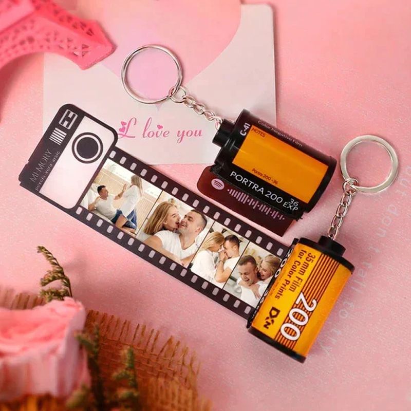 🎁Best Christmas gift ever🎉Custom Film Roll Key Ring-4