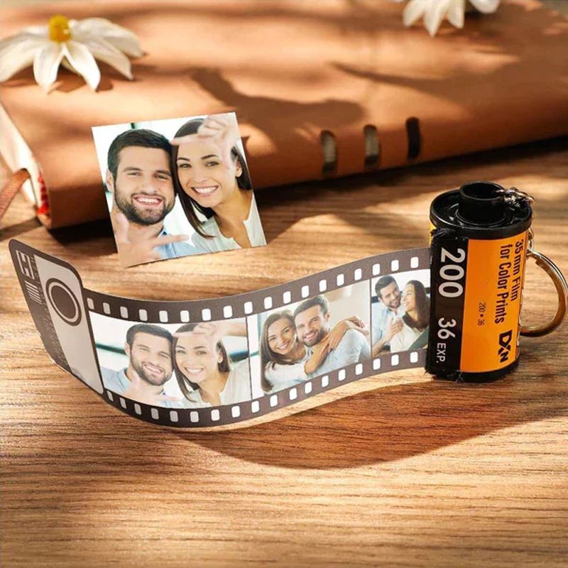 🎁Best Christmas gift ever🎉Custom Film Roll Key Ring-8
