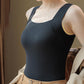 2-Piece Set💕Women’s U Neck Thermal Tank Tops with Built-In Bra-19