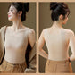 2-Piece Set💕Women’s U Neck Thermal Tank Tops with Built-In Bra-21