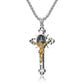 🙏 49% OFF🙏ST.Benedict Protection Cross Power Pendant Necklace-7