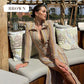 Bondi Beach Knit Colorful Wave Print Long Sleeve Vacation Maxi Dress-9