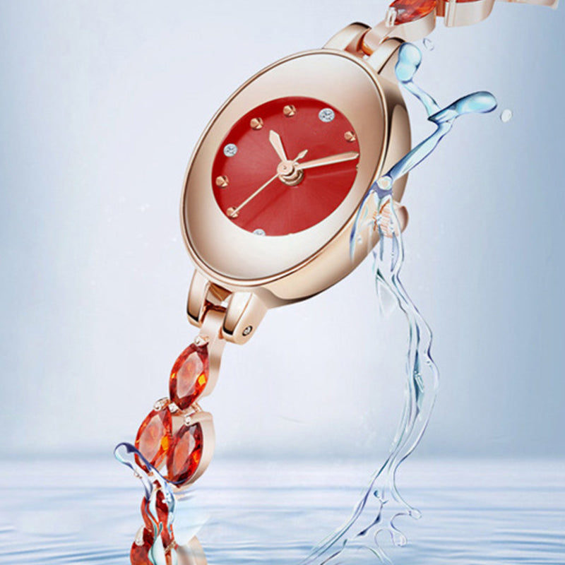 ✨2025 New Design🎀⌚Women's Colored Zircon Bracelet Watch-5