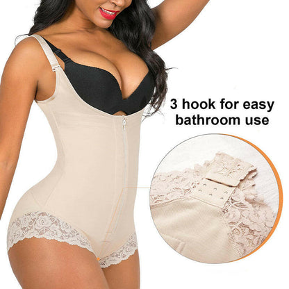Women's Tummy Tucking & Hip Lifting Bodysuit-4