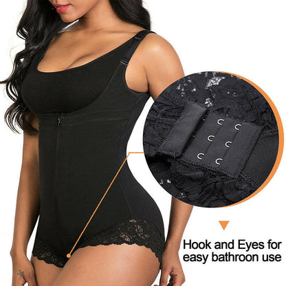 Women's Tummy Tucking & Hip Lifting Bodysuit-3