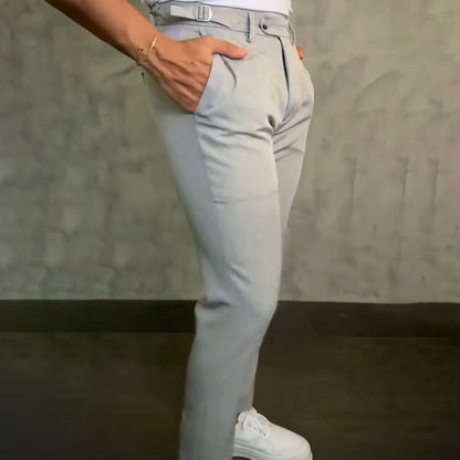Modische und vielseitige Herren Casual Slim-Fit Hose-2