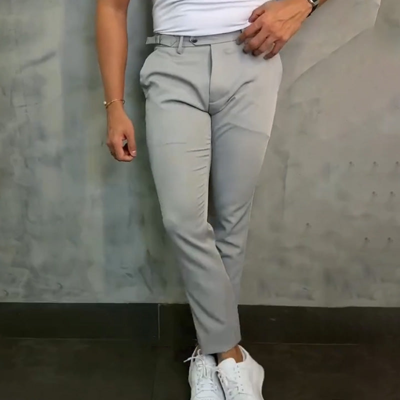 Modische und vielseitige Herren Casual Slim-Fit Hose-5