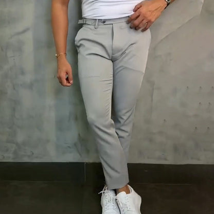 Modische und vielseitige Herren Casual Slim-Fit Hose-5