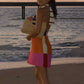 Women’s Fashion Print Halter Mini Dress-6