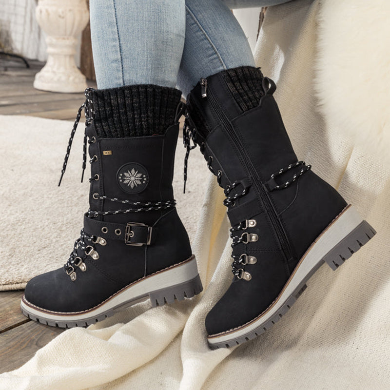 🎁Hot Sale 50% OFF🔥Women's Waterproof Knee Snow Boots👢-4