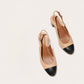 Women's Classic Round Toe Slingback Pump-3