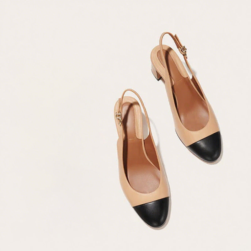Women's Classic Round Toe Slingback Pump-3