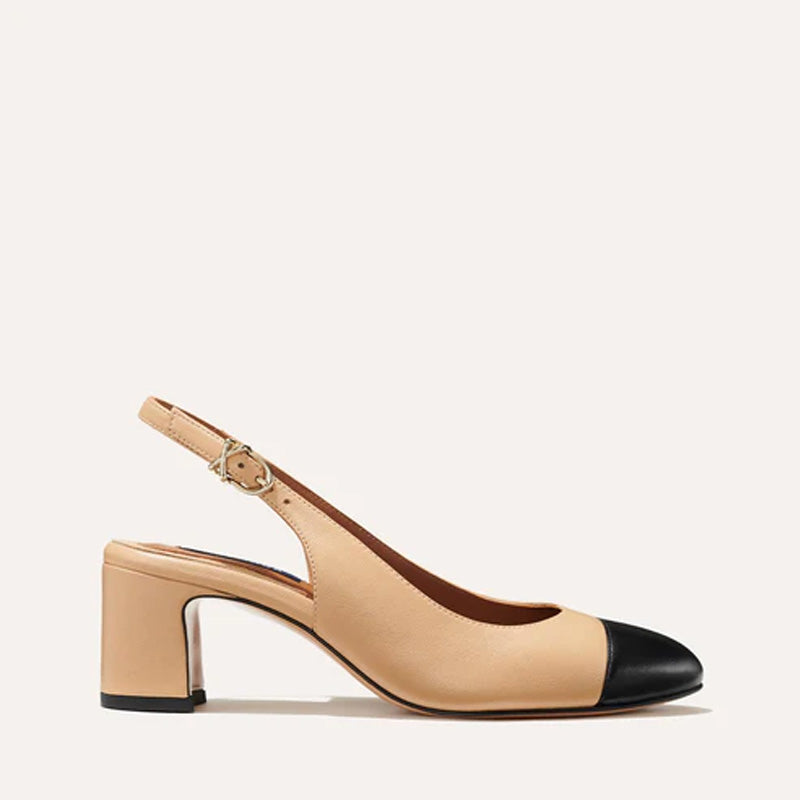 Women's Classic Round Toe Slingback Pump-6