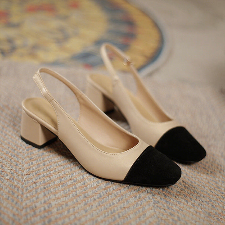Women's Classic Round Toe Slingback Pump-10