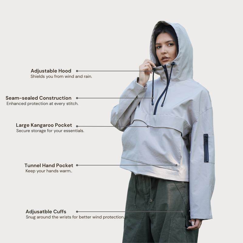 💜 3-in-1 Wasserdichte Damenjacke – Regen, Wind & Kälte, alles abgedeckt—— 50% reduziert! Nur solange der Vorrat reicht!⏳