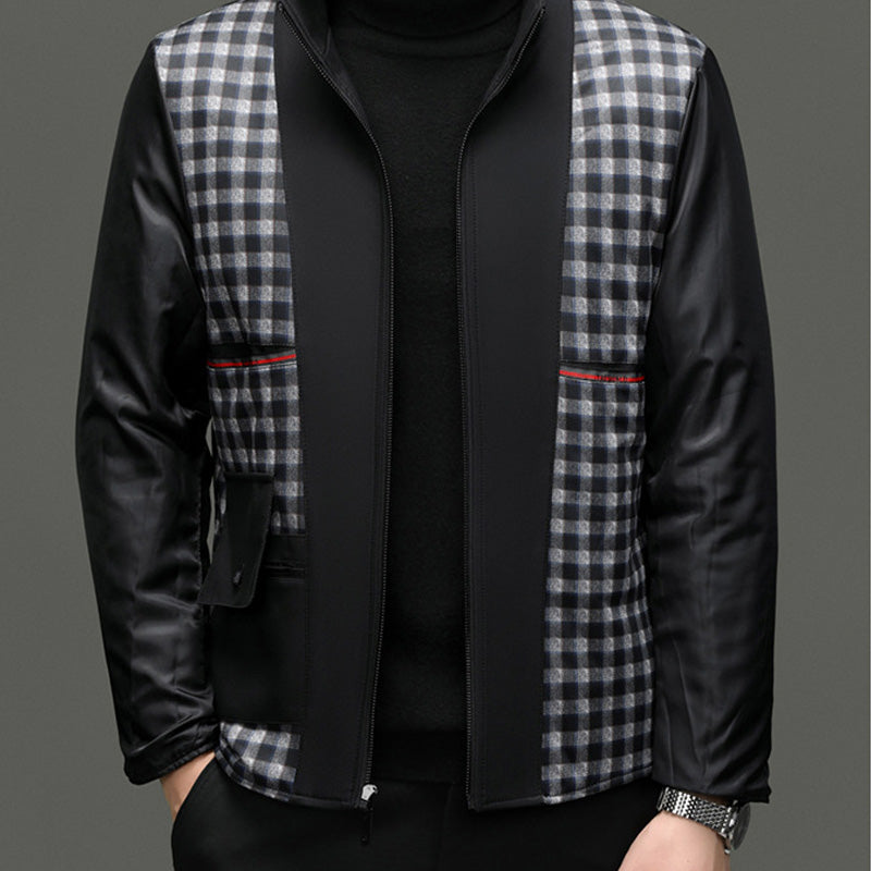 📢📢50%Rabatt!!!🎉✨Mittellanger Trenchcoat für Herren mit herausnehmbarem Innenfutter-3
