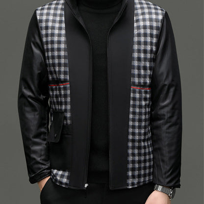 📢📢50%Rabatt!!!🎉✨Mittellanger Trenchcoat für Herren mit herausnehmbarem Innenfutter-3