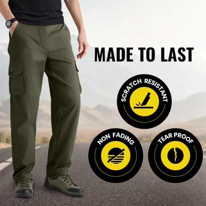 👖🏃 Herren-Cargohose mit mehreren Taschen – atmungsaktives Material und moderner Schnitt für Outdoor- oder Stadtaktivitäten 🏙️📦-1