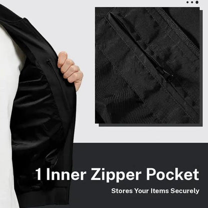 Leichte Bomberjacke für Herren – 💪 Wind- und spritzwassergeschützt-7
