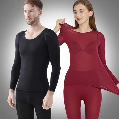 Ein Must-Have für Herbst und Winter🔥nahtlose elastische Thermounterwäsche-12