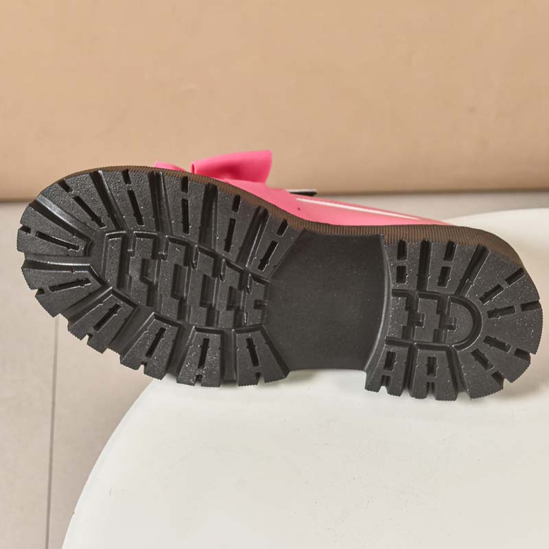 🩷Stilvolle süße Plateau-Loafer mit Schleife-2