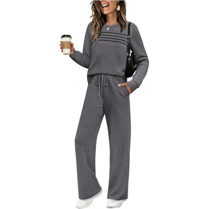 👚 50% RABATT! 🧘‍♀️ Loungeset für Damen (Top & Hose) – Superweicher Stoff, Bequemer Relax-Fit & Perfekt für Zuhause ✨-7