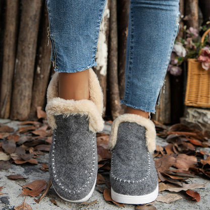 ❄️Damen Stiefeletten Winter: Anti-Rutsch, Kunstplüsch-Wärme, Komfortabel den ganzen Tag-9