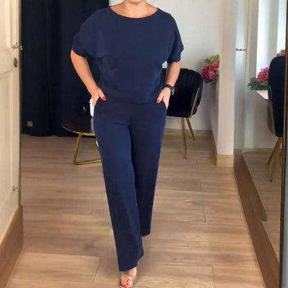 ⏳Zeitlich begrenztes Sonderangebot⏰ Elegantes 3-teiliges Set bestehend aus langem Cardigan, Oberteil und Hose💞-10