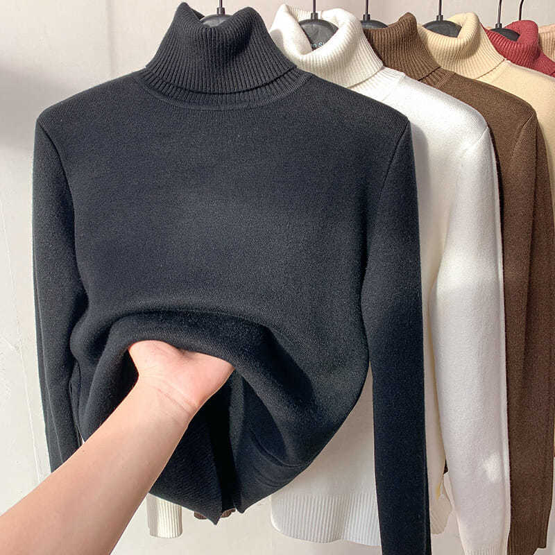🥰Verdicktes Fleece-Strick-Unterhemd für Herbst und Winter, warme und bequeme Innenbekleidung-10