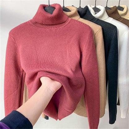 🥰Verdicktes Fleece-Strick-Unterhemd für Herbst und Winter, warme und bequeme Innenbekleidung-12