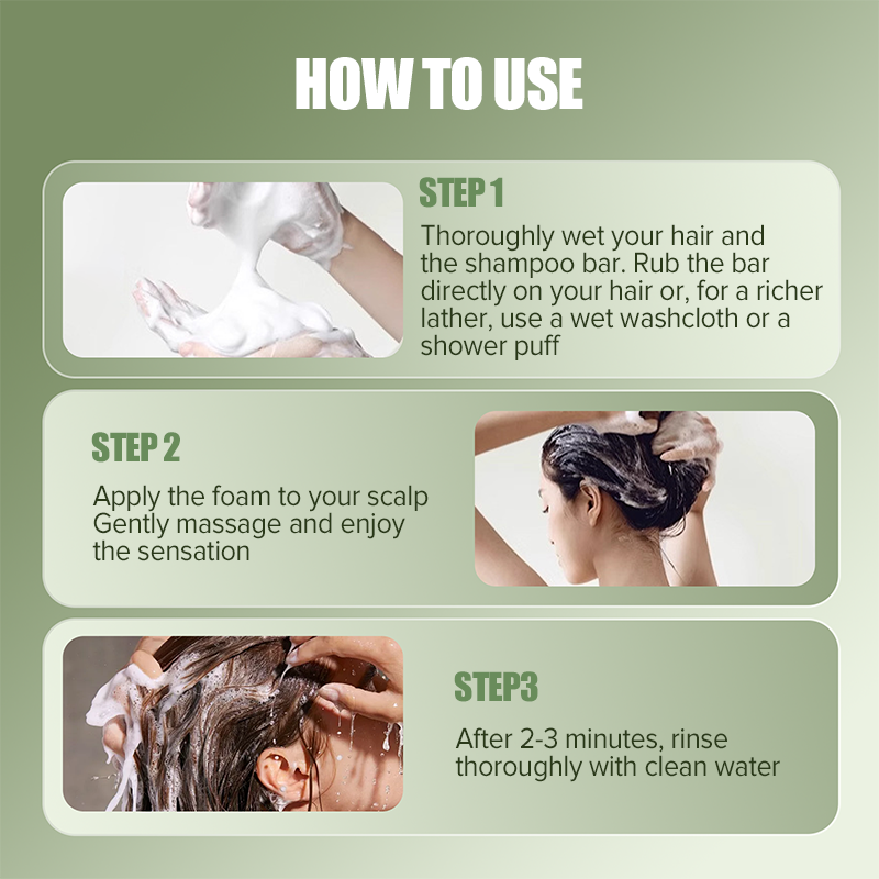 Natural Shampoo Bar For Strengthening Hair-7