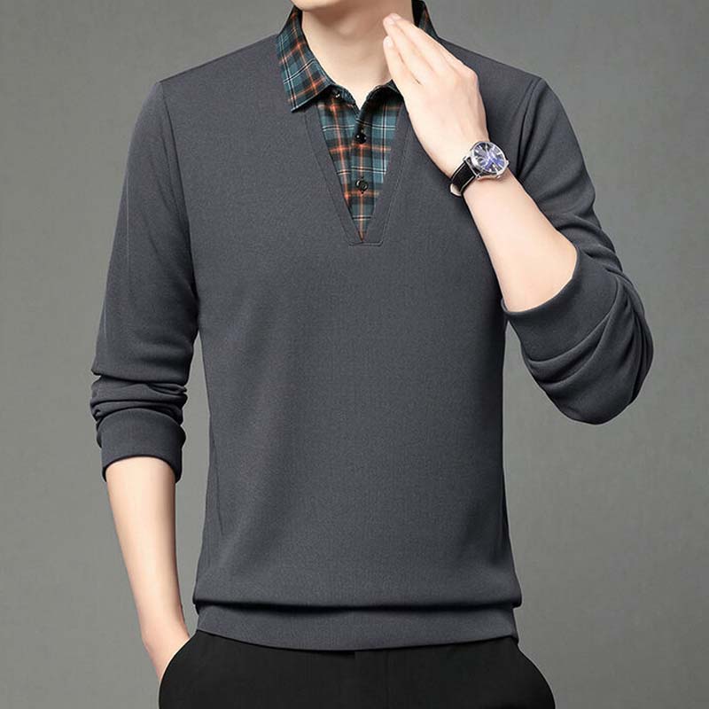 👔 Warmes und dickes Herrenhemd, ein Must-Have für Herbst und Winter, vielseitig und modisch-8