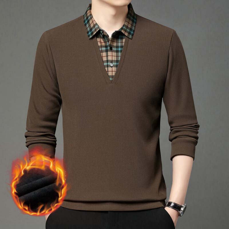 👔 Warmes und dickes Herrenhemd, ein Must-Have für Herbst und Winter, vielseitig und modisch-4