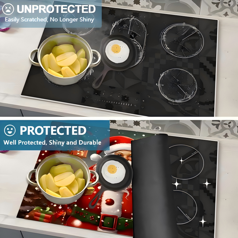 Christmas Themed Stove Top Protector Mat-1