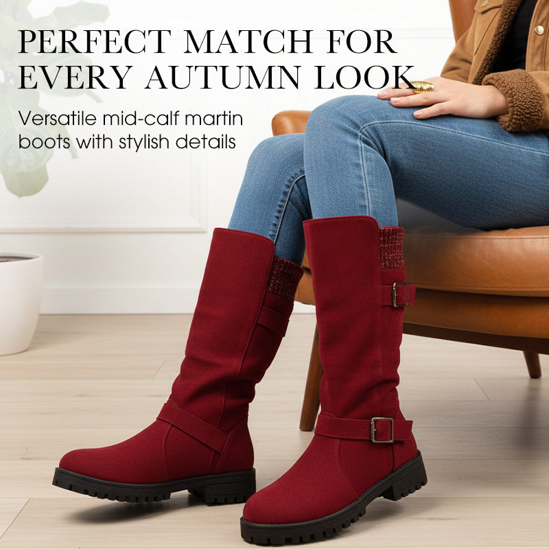 💎❄️ Bestseller – Shorty-Stiefel mit Schnallen – perfekt für kalte Tage-5