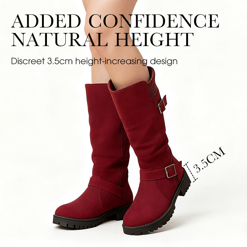 💎❄️ Bestseller – Shorty-Stiefel mit Schnallen – perfekt für kalte Tage-8