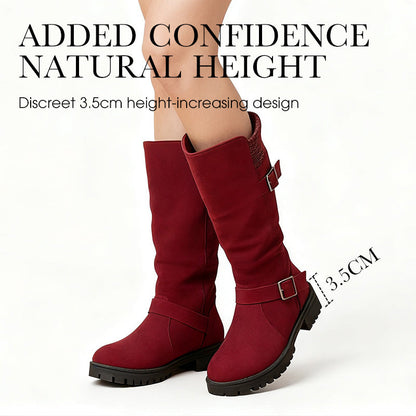 💎❄️ Bestseller – Shorty-Stiefel mit Schnallen – perfekt für kalte Tage-8