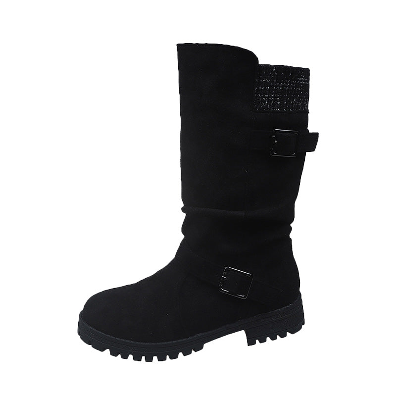 💎❄️ Bestseller – Shorty-Stiefel mit Schnallen – perfekt für kalte Tage-3