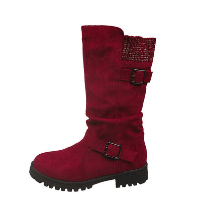 💎❄️ Bestseller – Shorty-Stiefel mit Schnallen – perfekt für kalte Tage-13