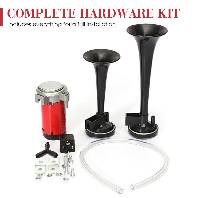🔥 Kit de Bocina de Aire de Doble Trompeta Universal